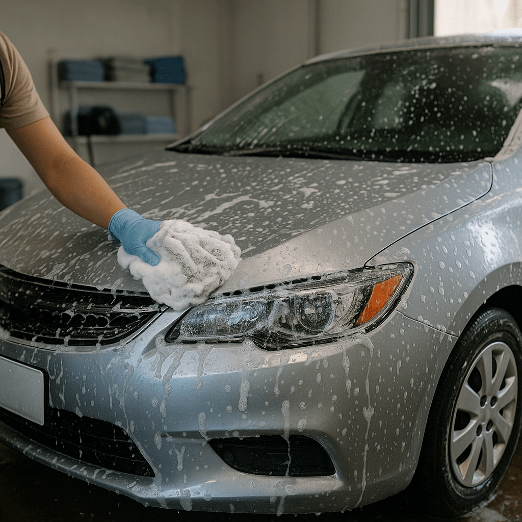 Handwäsche Auto
